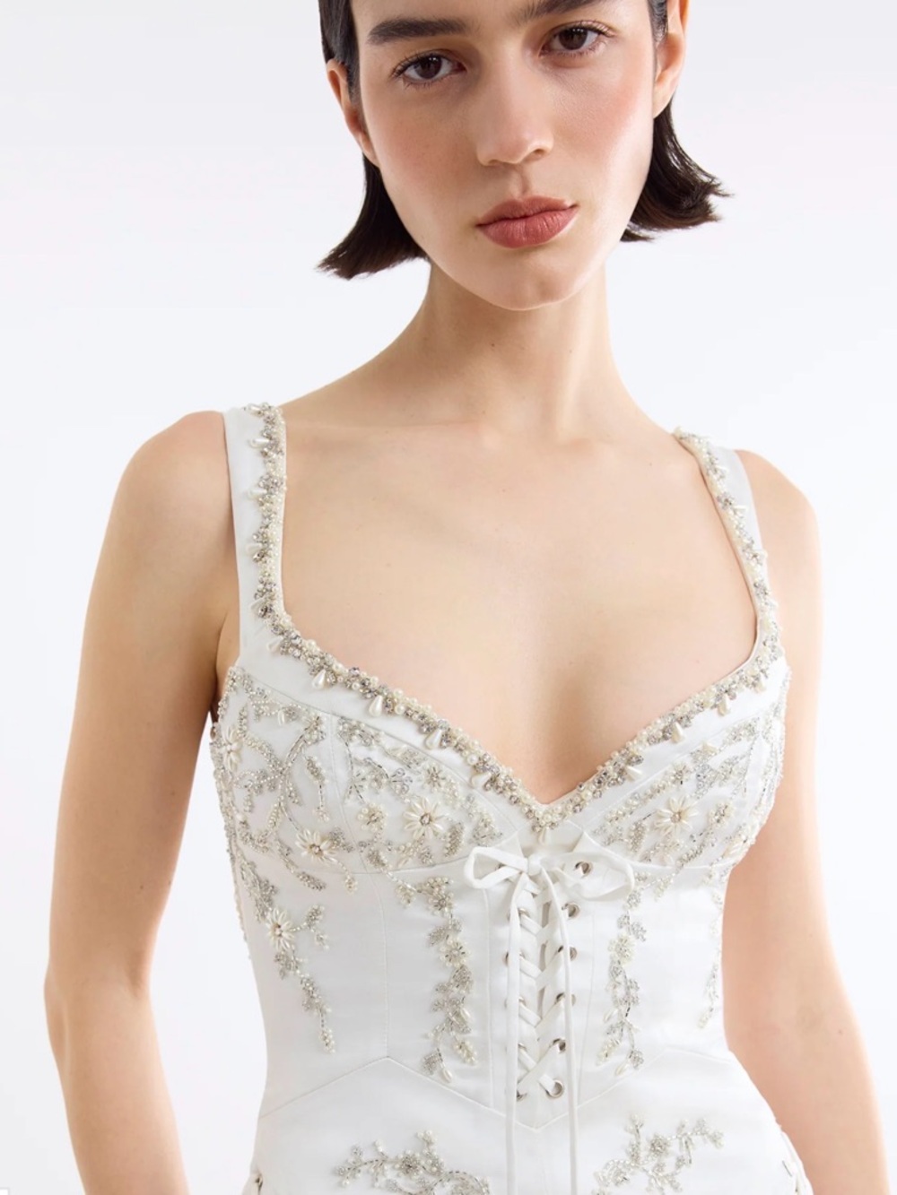 Clio Peppiatt Bridal Brigitte Mini Dress - Picture 5 of 7